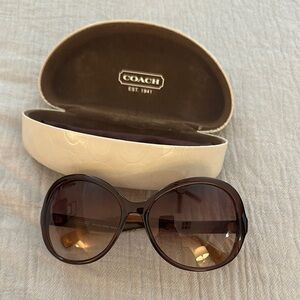 Coach Women's Dark Brown Sunglasses